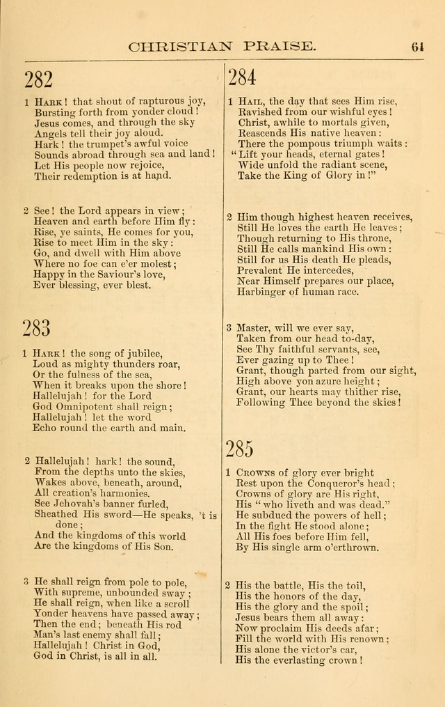 Christian Praise: hymns and tunes for the use of the Baptist churches page 124