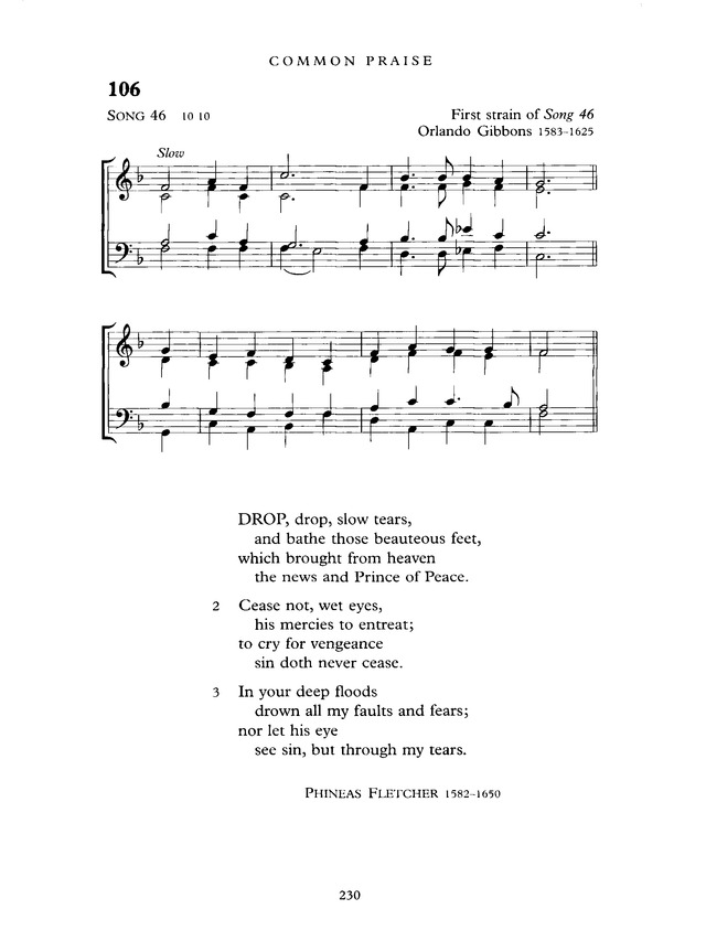 Common Praise: A new edition of Hymns Ancient and Modern page 230