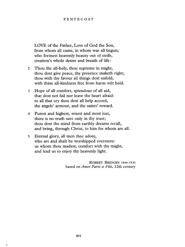 Common Praise: A new edition of Hymns Ancient and Modern page 401