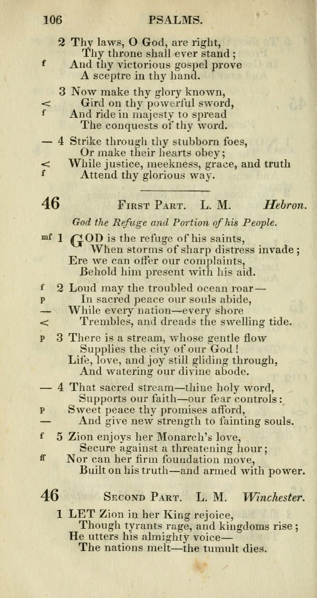 Church Psalmody: a Collection of Psalms and Hymns adapted to public worship page 109