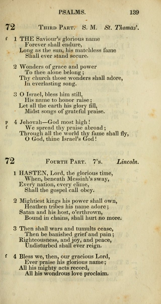 Church Psalmody: a Collection of Psalms and Hymns adapted to public worship page 142