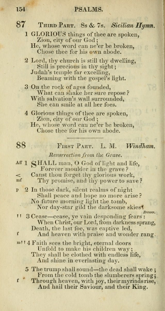 Church Psalmody: a Collection of Psalms and Hymns adapted to public worship page 157