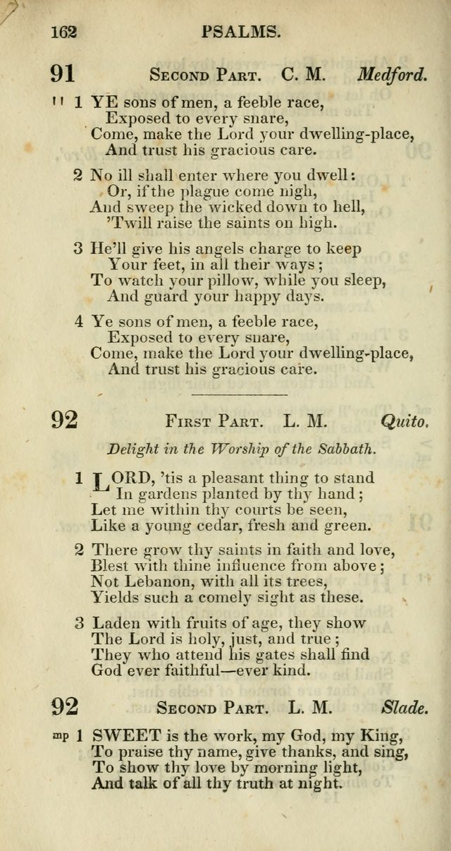 Church Psalmody: a Collection of Psalms and Hymns adapted to public worship page 165