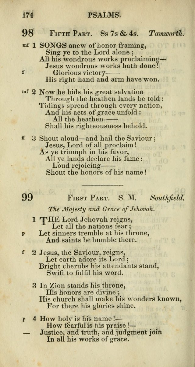Church Psalmody: a Collection of Psalms and Hymns adapted to public worship page 177