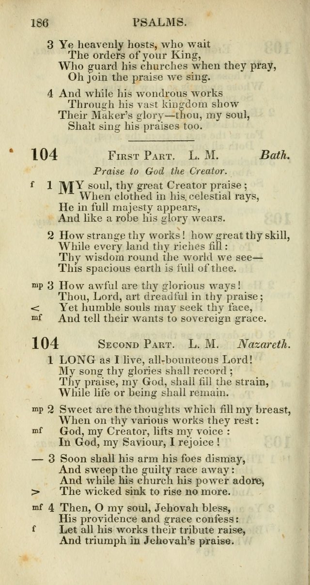 Church Psalmody: a Collection of Psalms and Hymns adapted to public worship page 189