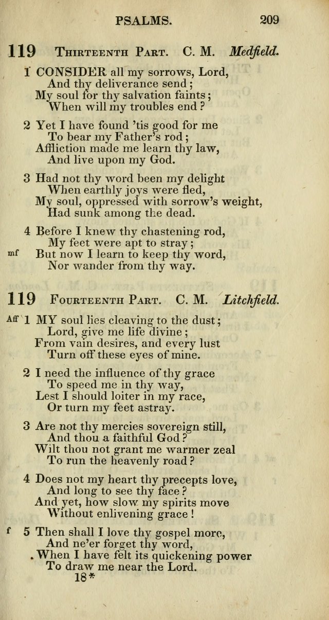 Church Psalmody: a Collection of Psalms and Hymns adapted to public worship page 212