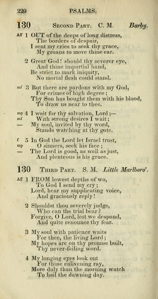 Church Psalmody: a Collection of Psalms and Hymns adapted to public worship page 223