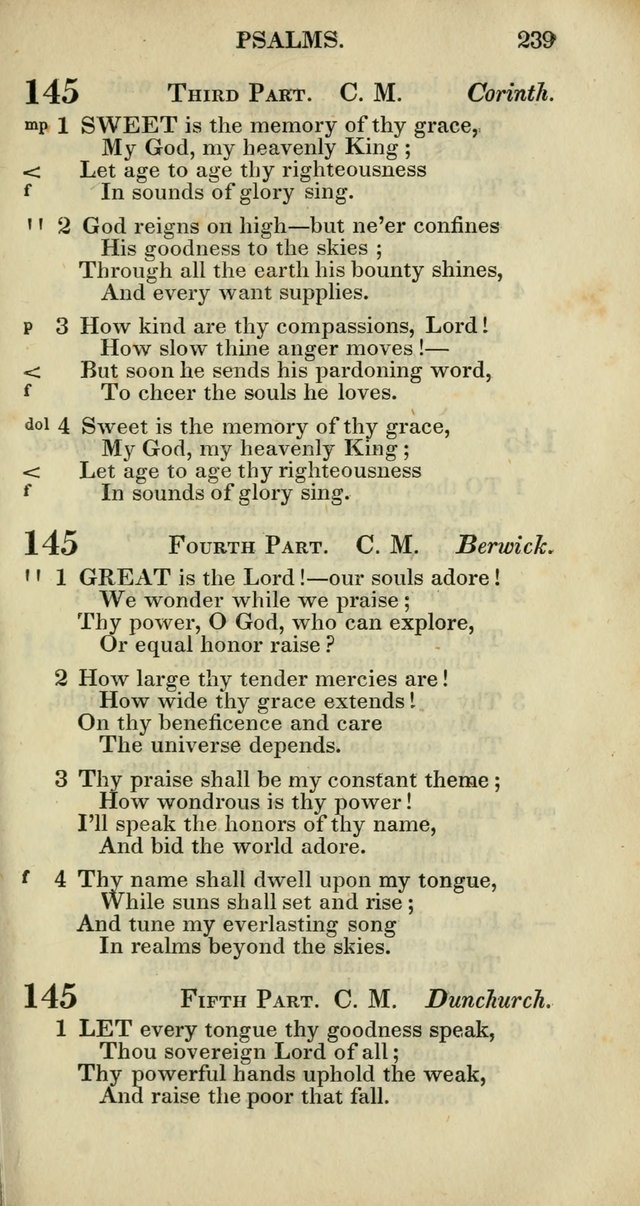 Church Psalmody: a Collection of Psalms and Hymns adapted to public worship page 242