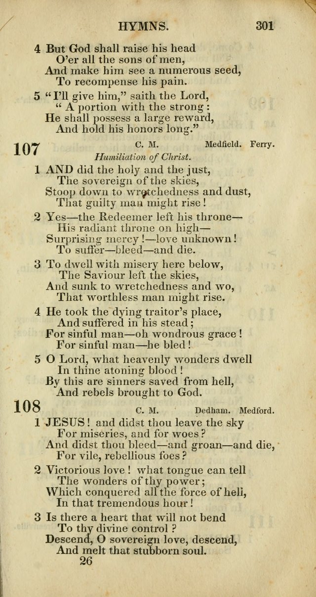 Church Psalmody: a Collection of Psalms and Hymns adapted to public worship page 304