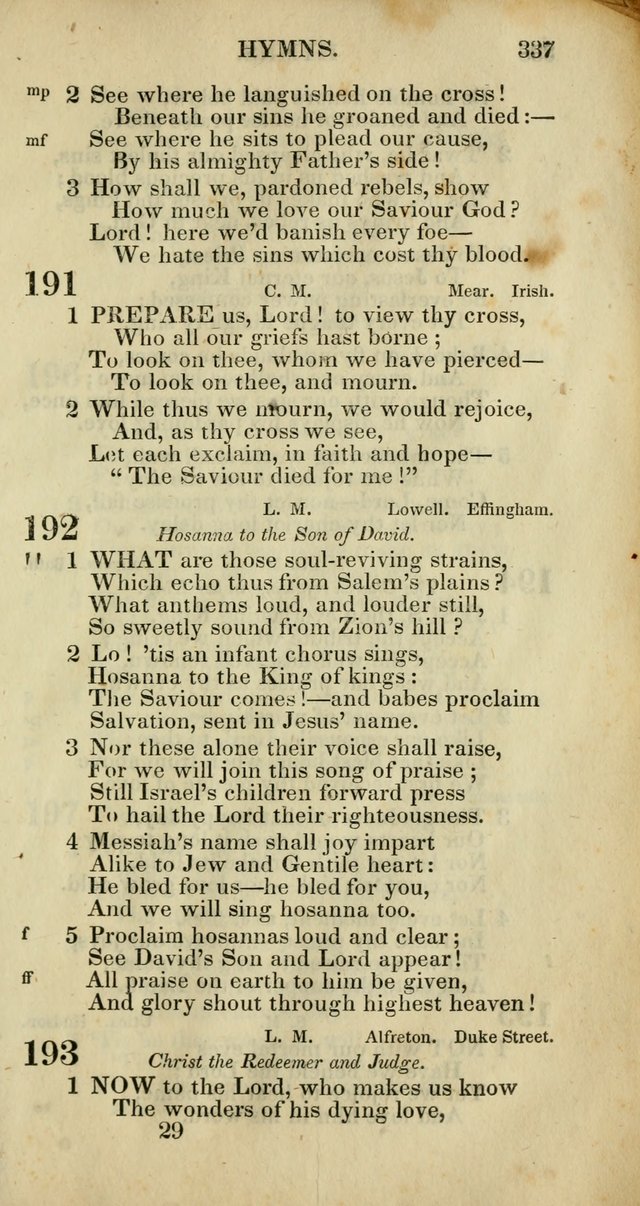 Church Psalmody: a Collection of Psalms and Hymns adapted to public worship page 340