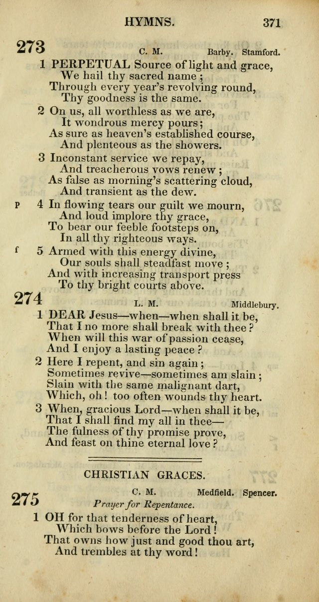 Church Psalmody: a Collection of Psalms and Hymns adapted to public worship page 374