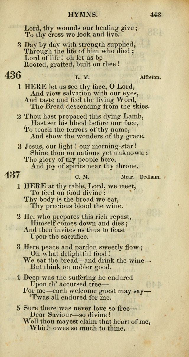 Church Psalmody: a Collection of Psalms and Hymns adapted to public worship page 446