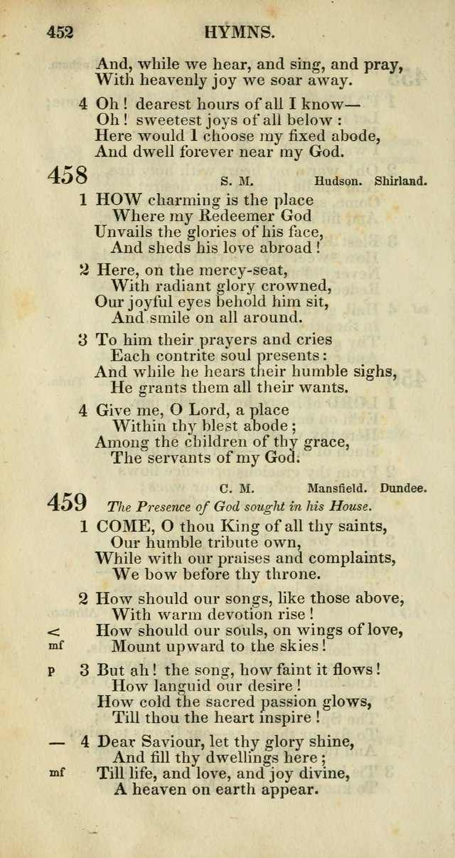 Church Psalmody: a Collection of Psalms and Hymns adapted to public worship page 455