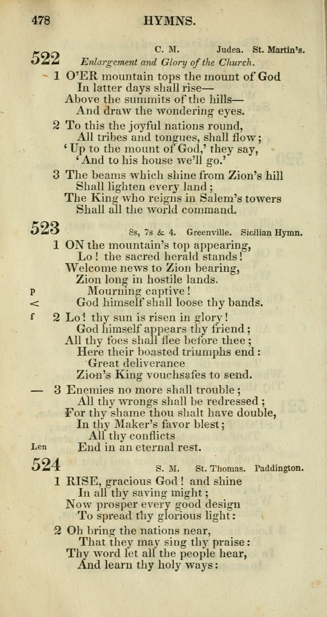 Church Psalmody: a Collection of Psalms and Hymns adapted to public worship page 481