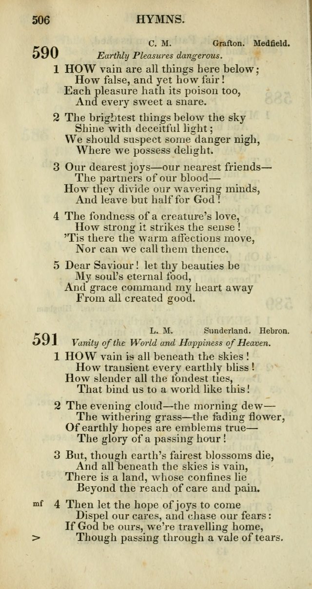 Church Psalmody: a Collection of Psalms and Hymns adapted to public worship page 509