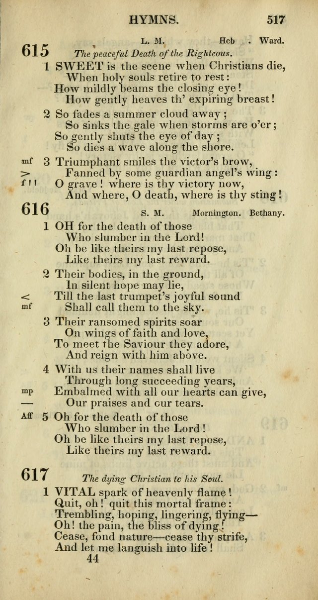 Church Psalmody: a Collection of Psalms and Hymns adapted to public worship page 520