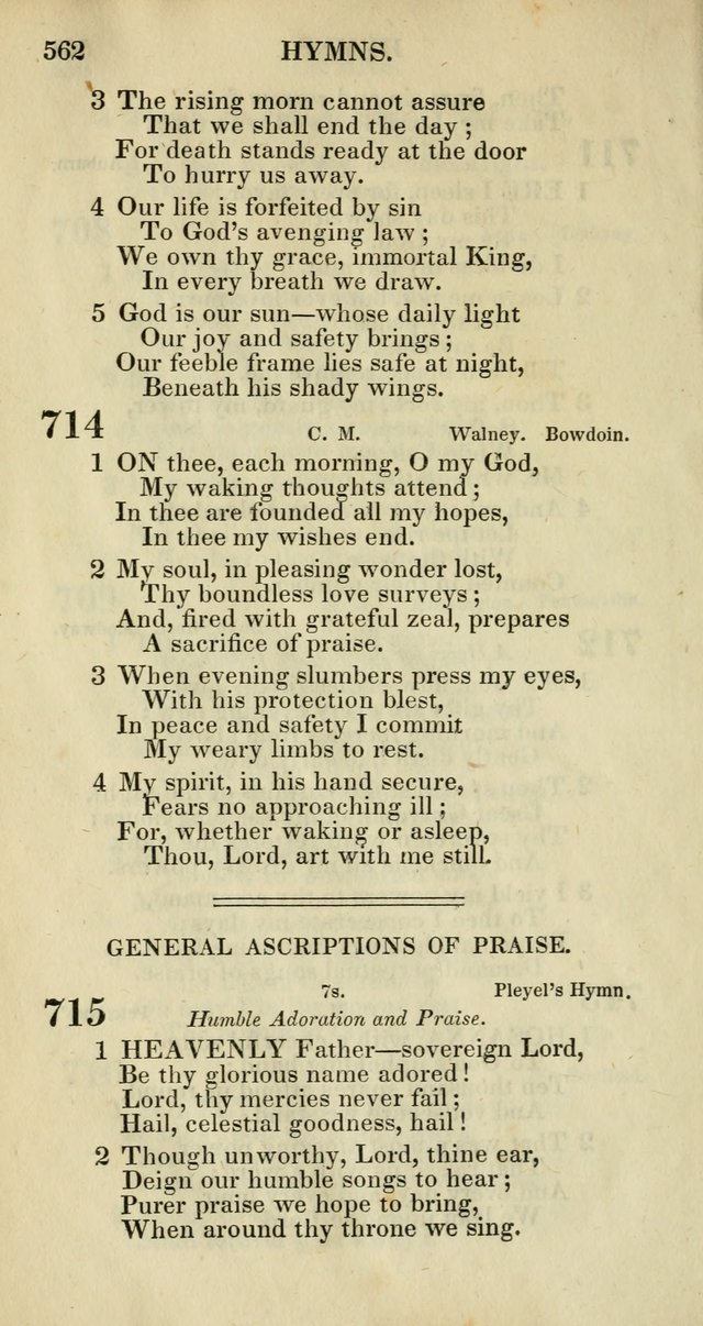 Church Psalmody: a Collection of Psalms and Hymns adapted to public worship page 565