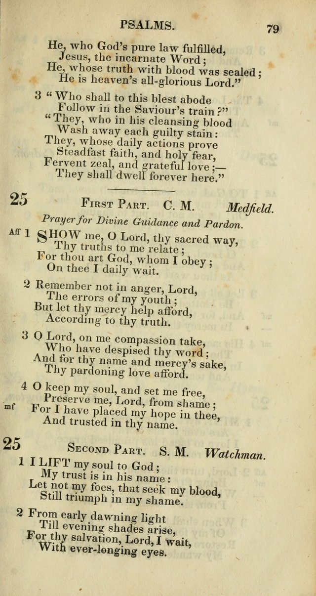 Church Psalmody: a Collection of Psalms and Hymns adapted to public worship page 82