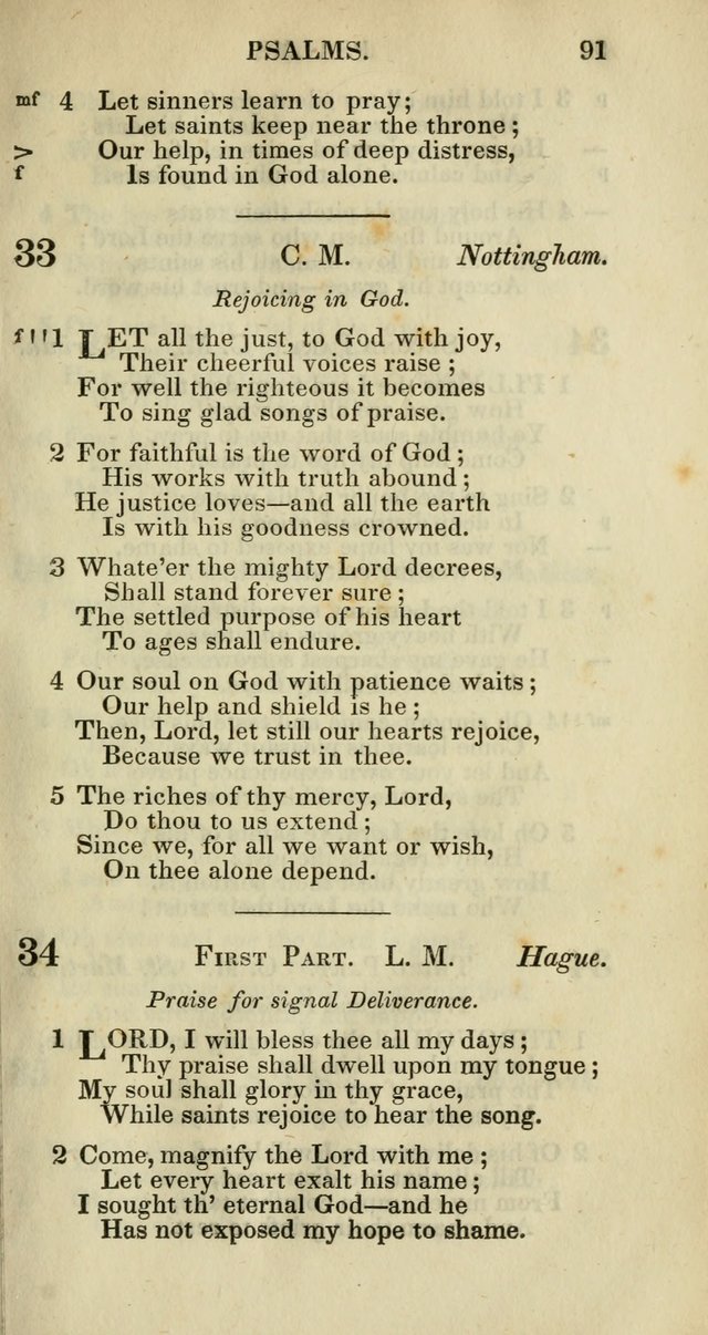 Church Psalmody: a Collection of Psalms and Hymns adapted to public worship page 94