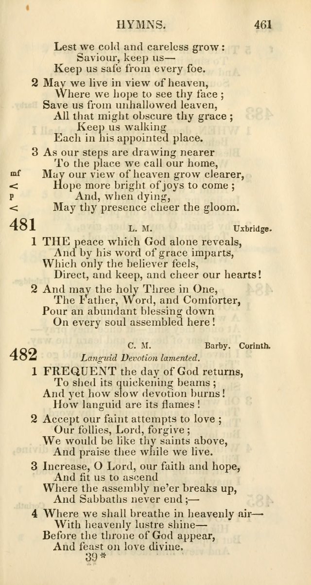 Church Psalmody: a Collection of Psalms and Hymns Adapted to Public Worship page 466