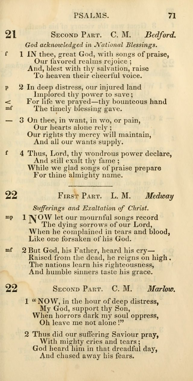 Church Psalmody: a Collection of Psalms and Hymns Adapted to Public Worship page 76