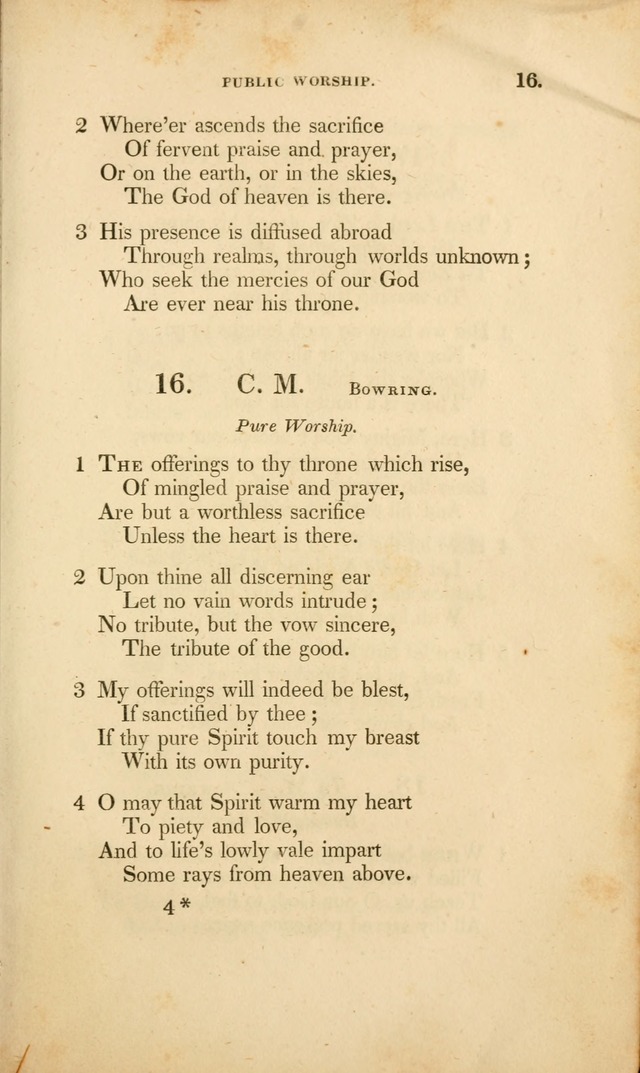 A Collection of Psalms and Hymns for Christian Worship. (3rd ed.) page 13