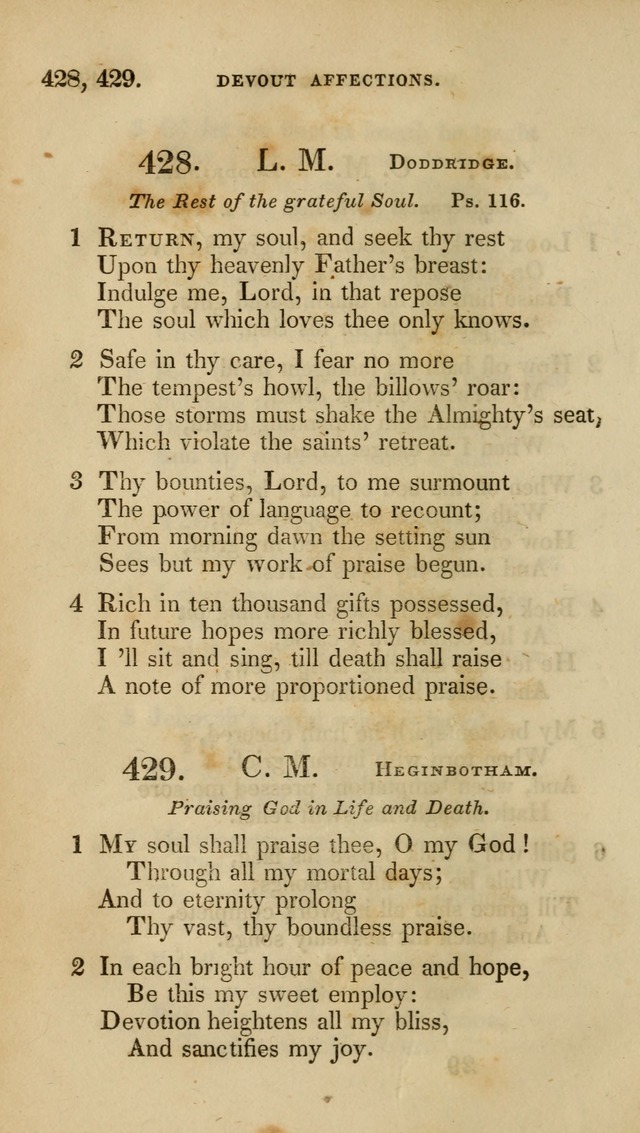 A Collection of Psalms and Hymns for Christian Worship (6th ed.) page 306