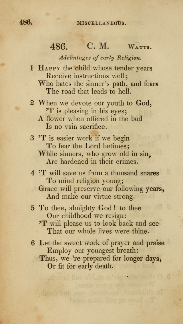 A Collection of Psalms and Hymns for Christian Worship (6th ed.) page 348