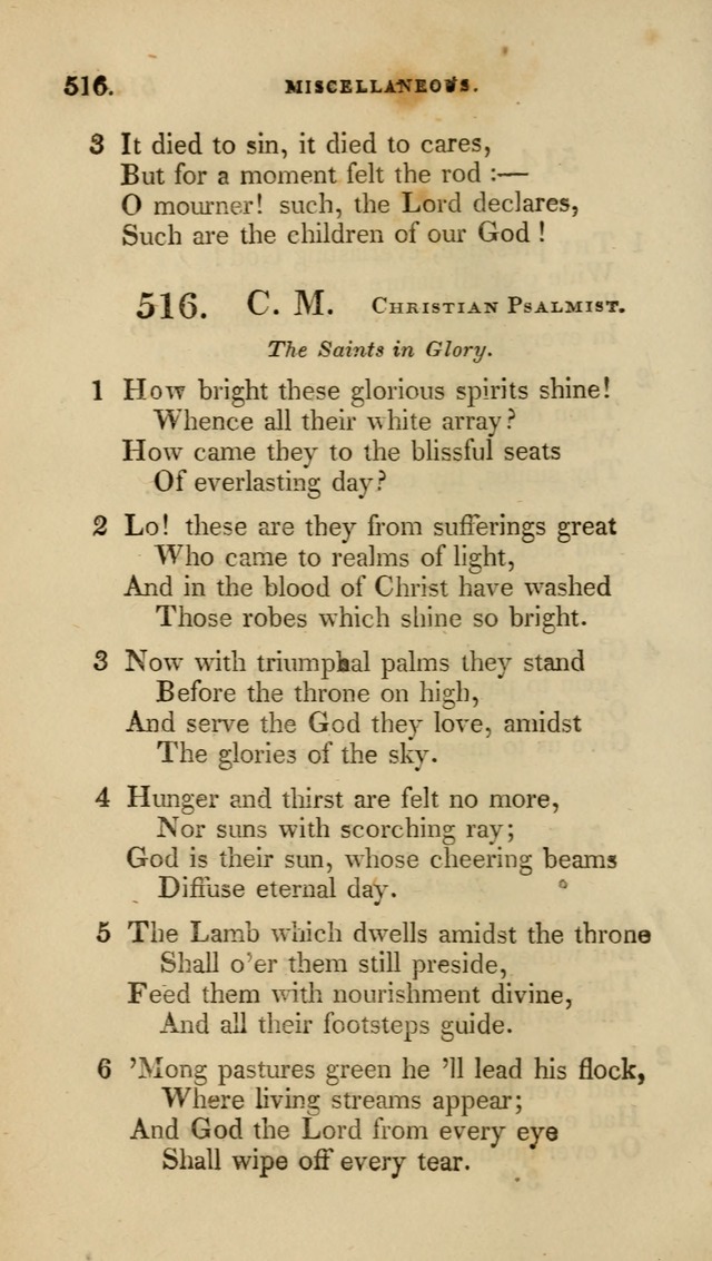 A Collection of Psalms and Hymns for Christian Worship (6th ed.) page 370