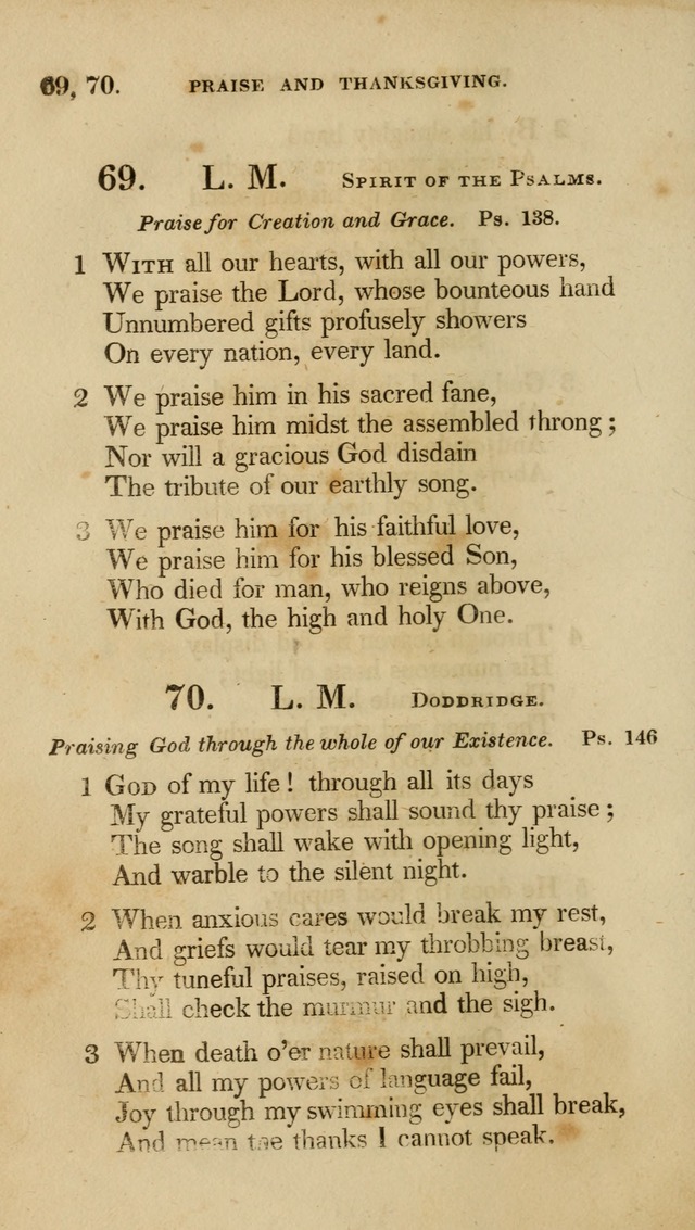 A Collection of Psalms and Hymns for Christian Worship (6th ed.) page 50