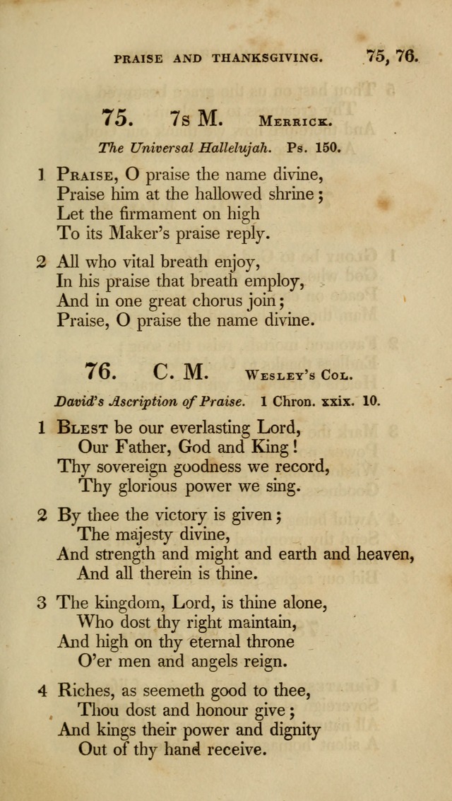 A Collection of Psalms and Hymns for Christian Worship (6th ed.) page 55