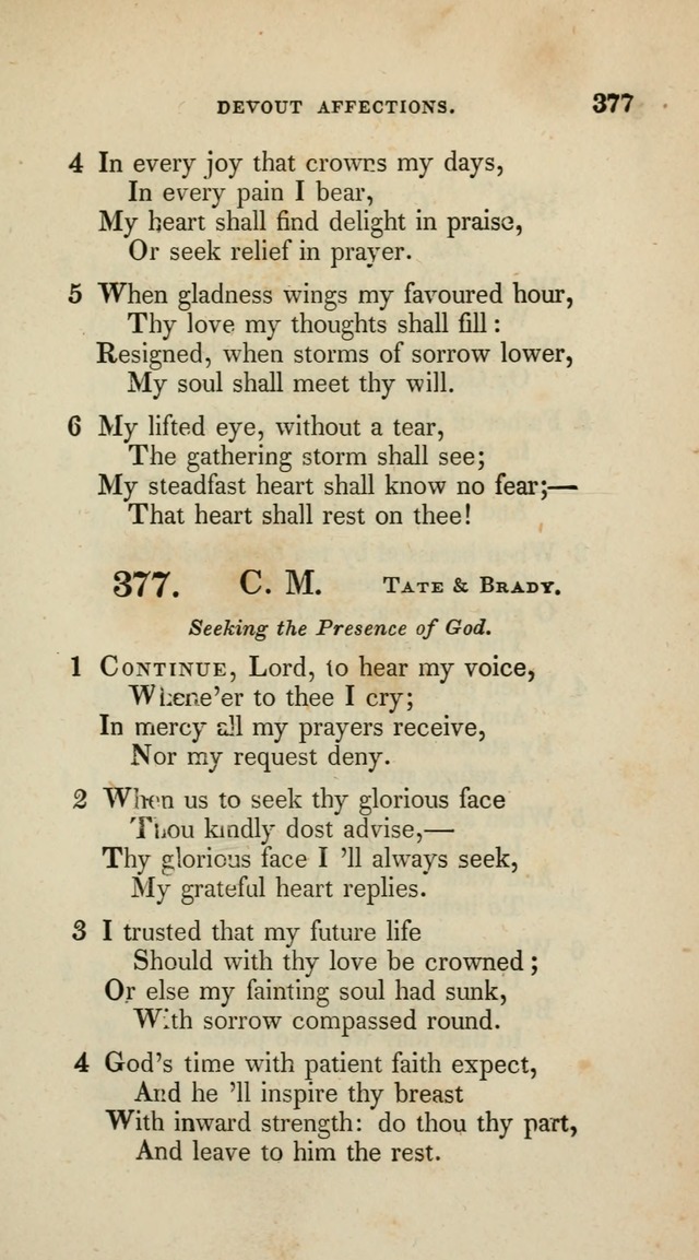 A Collection of Psalms and Hymns for Christian Worship (10th ed.) page 275