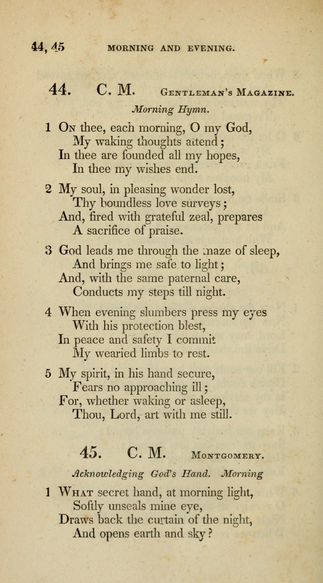 A Collection of Psalms and Hymns for Christian Worship (10th ed.) page 32