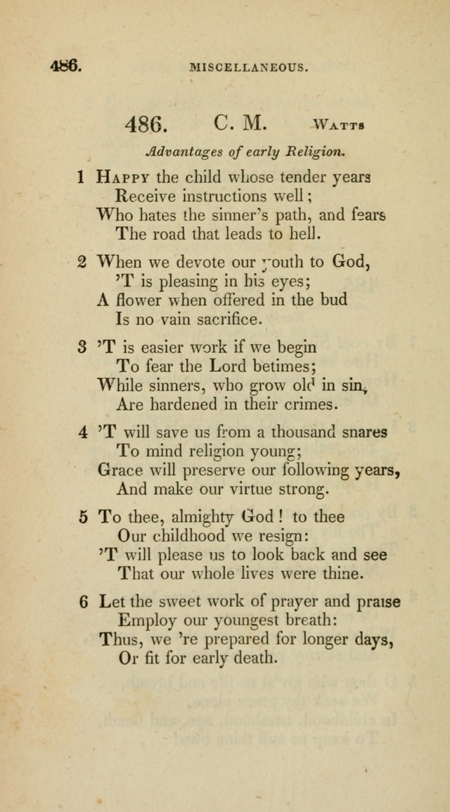 A Collection of Psalms and Hymns for Christian Worship (10th ed.) page 352