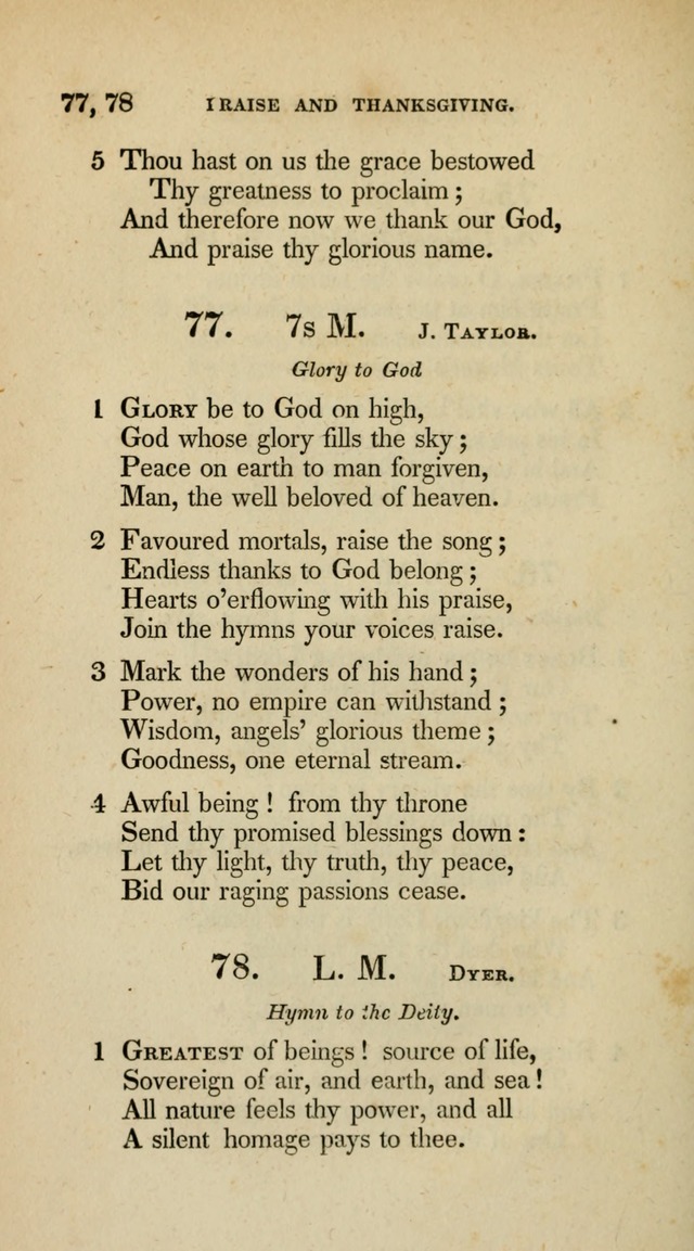 A Collection of Psalms and Hymns for Christian Worship (10th ed.) page 56