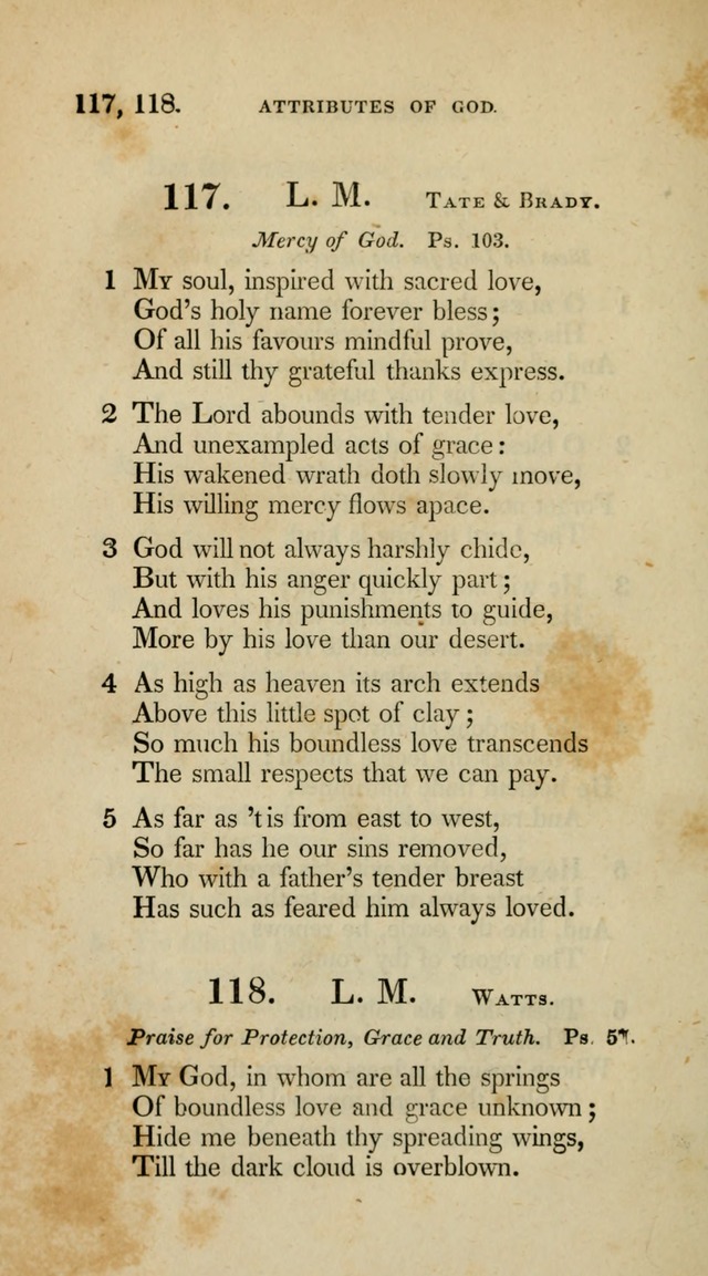 A Collection of Psalms and Hymns for Christian Worship (10th ed.) page 88