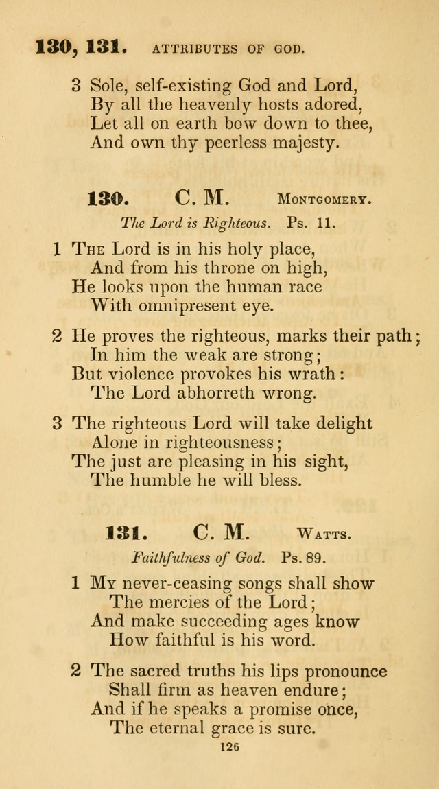 A Collection of Psalms and Hymns for Christian Worship. (45th ed.) page 126