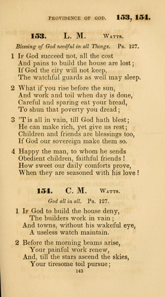 A Collection of Psalms and Hymns for Christian Worship. (45th ed.) page 143