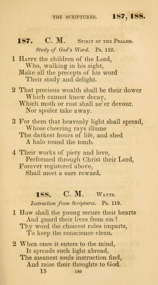 A Collection of Psalms and Hymns for Christian Worship. (45th ed.) page 169