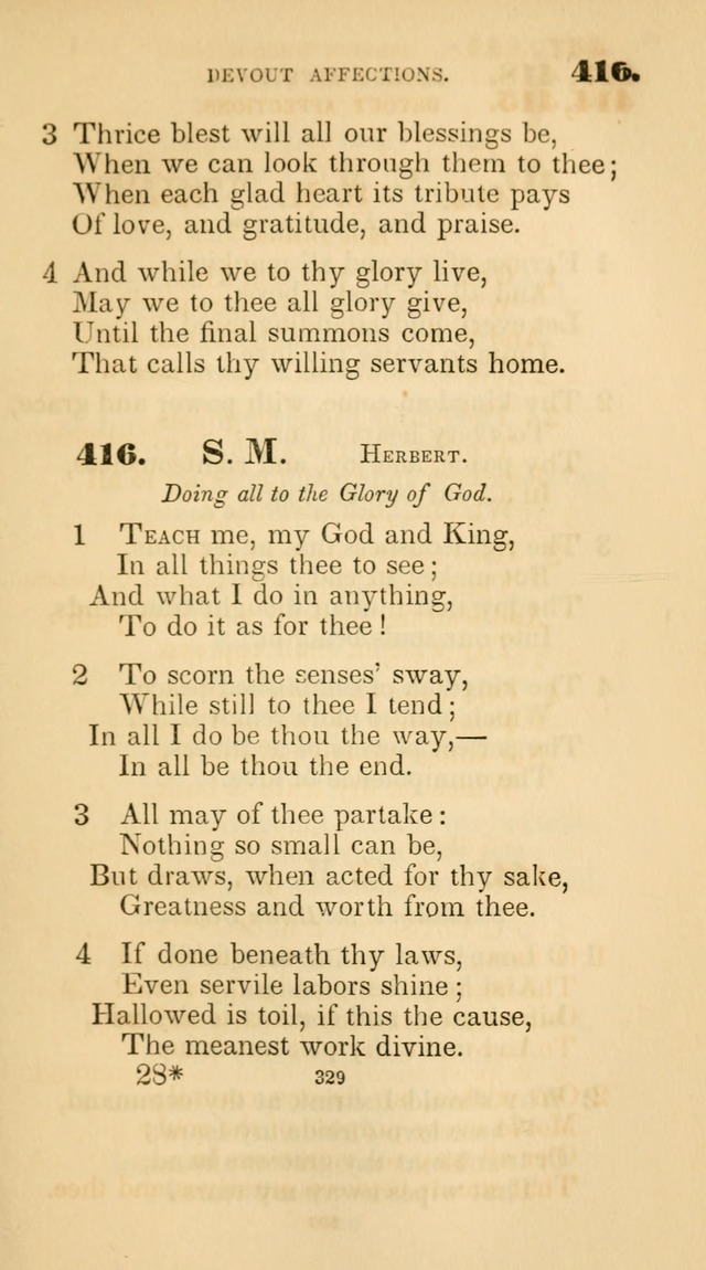 A Collection of Psalms and Hymns for Christian Worship. (45th ed.) page 329