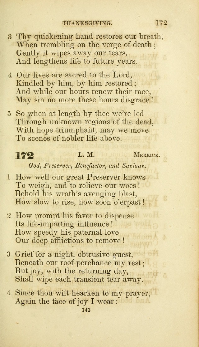 A Collection of Psalms and Hymns: from Watts, Doddridge, and others (4th ed. with an appendix) page 165