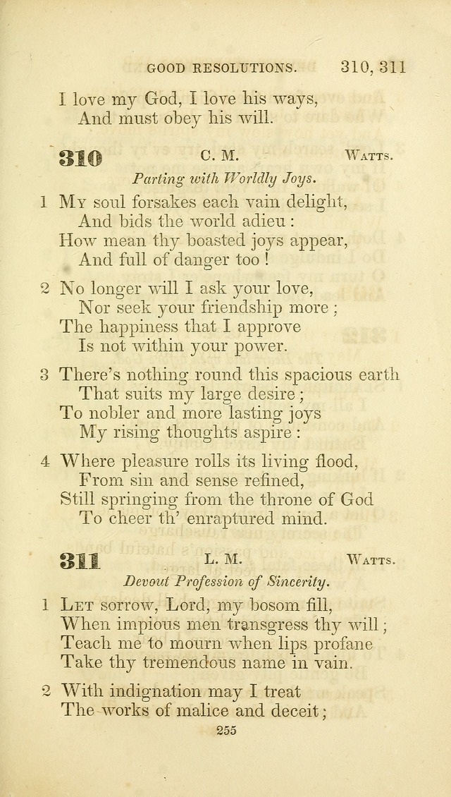 A Collection of Psalms and Hymns: from Watts, Doddridge, and others (4th ed. with an appendix) page 279