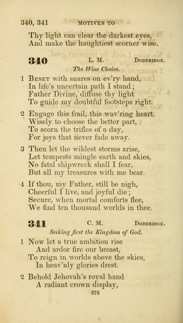 A Collection of Psalms and Hymns: from Watts, Doddridge, and others (4th ed. with an appendix) page 300