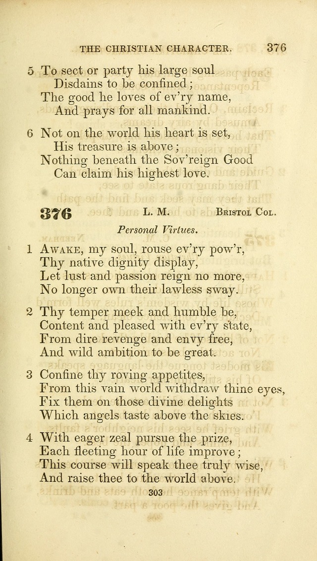 A Collection of Psalms and Hymns: from Watts, Doddridge, and others (4th ed. with an appendix) page 327