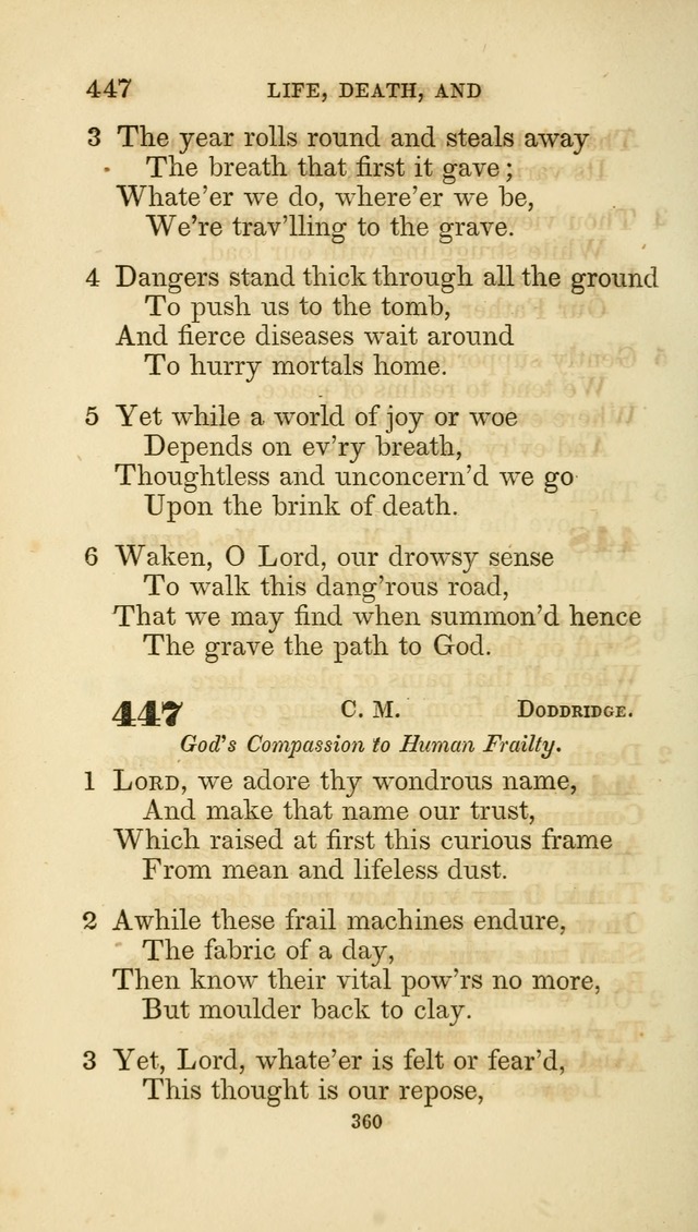 A Collection of Psalms and Hymns: from Watts, Doddridge, and others (4th ed. with an appendix) page 384
