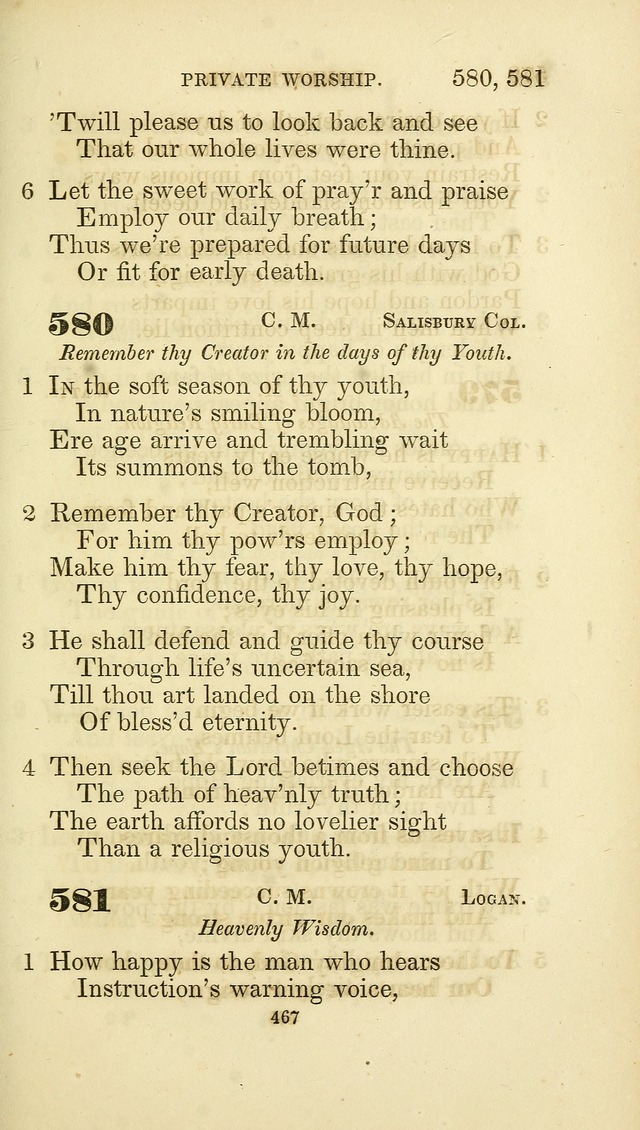 A Collection of Psalms and Hymns: from Watts, Doddridge, and others (4th ed. with an appendix) page 491