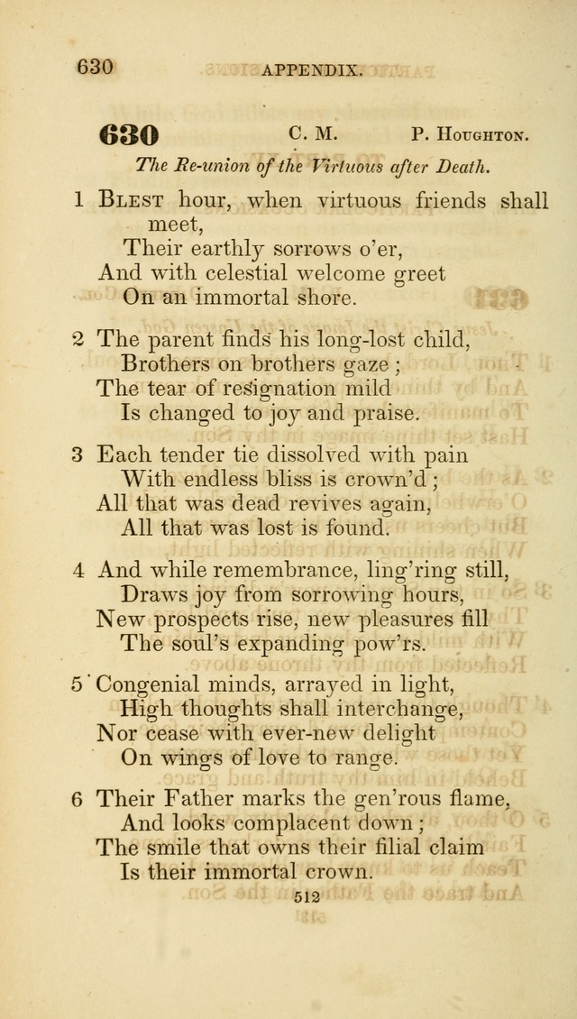 A Collection of Psalms and Hymns: from Watts, Doddridge, and others (4th ed. with an appendix) page 536