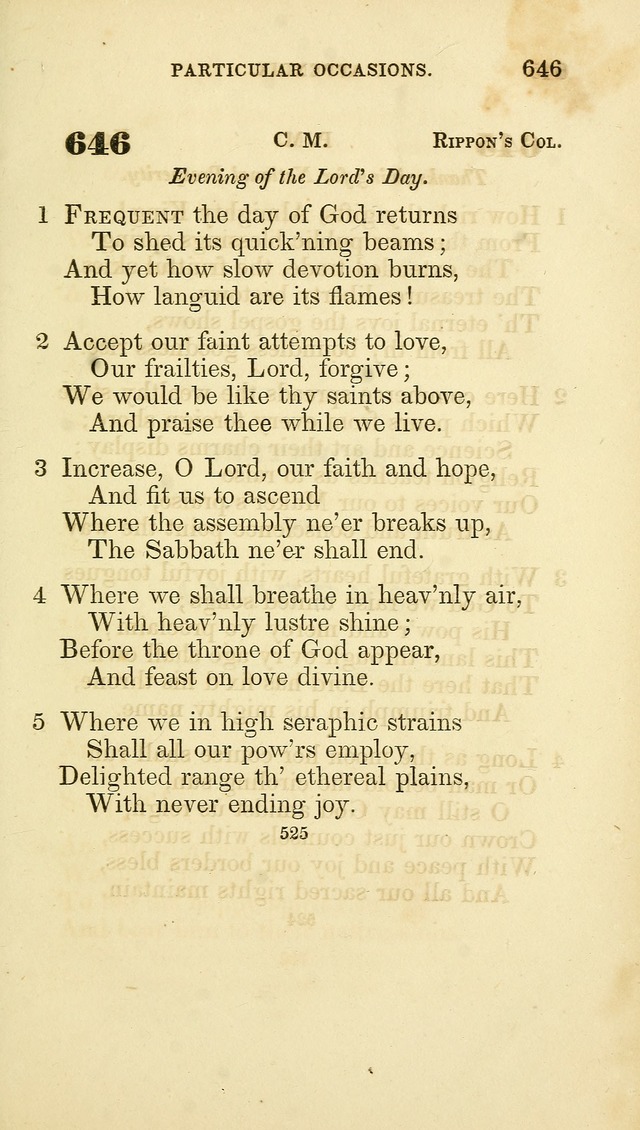 A Collection of Psalms and Hymns: from Watts, Doddridge, and others (4th ed. with an appendix) page 549