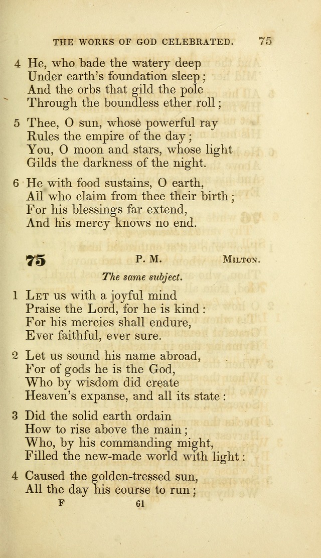 A Collection of Psalms and Hymns: from Watts, Doddridge, and others (4th ed. with an appendix) page 83
