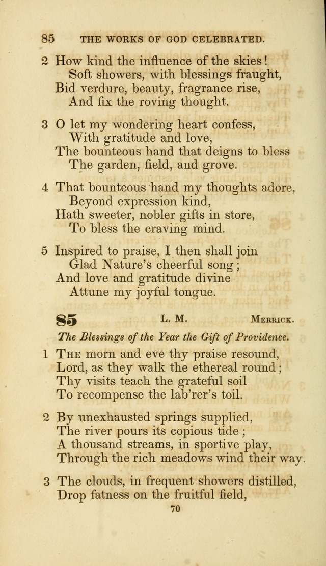 A Collection of Psalms and Hymns: from Watts, Doddridge, and others (4th ed. with an appendix) page 92